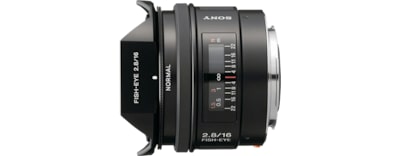 Fisheye lens with wide angle view of 180° | SAL16F28 | Sony Ireland